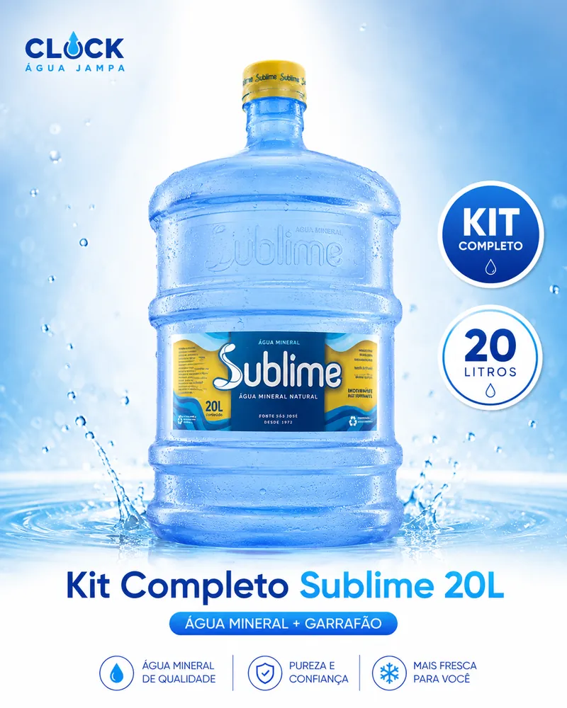 Sublime — Galão + Água 20L